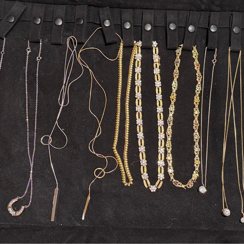 18-Piece Fashion Necklace Lot - Mixed Styles - Statement & Everyday